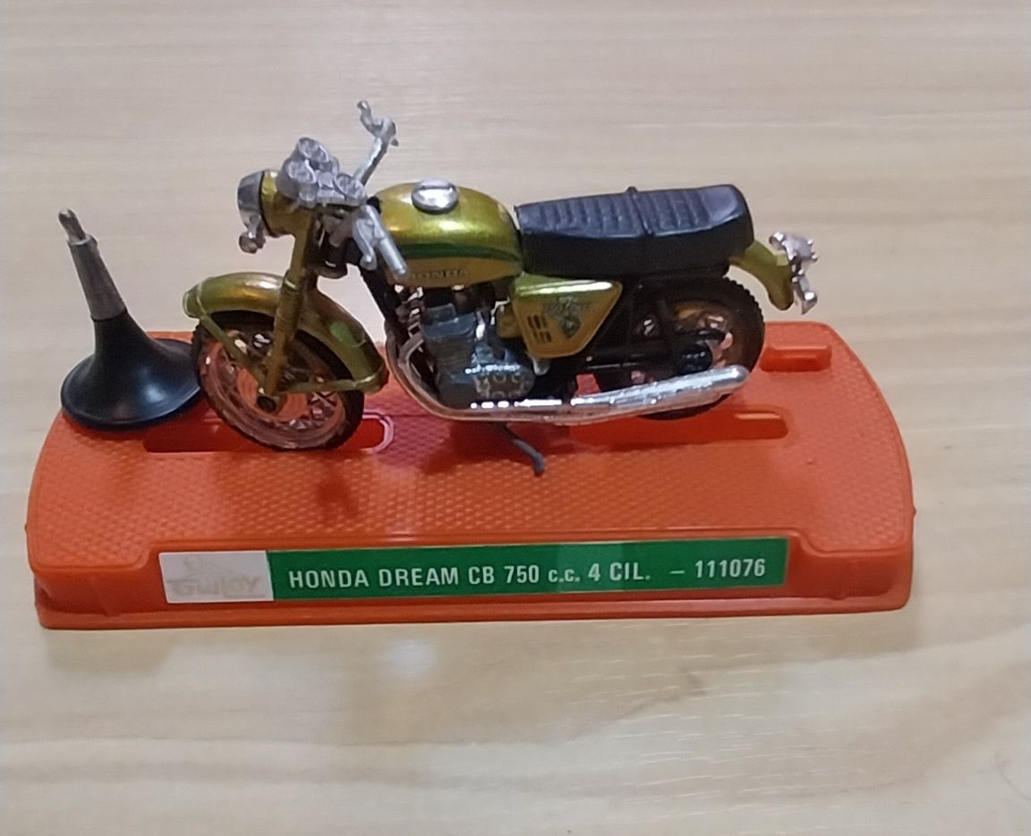 Miniatura antiga de mota Guiloy Honda