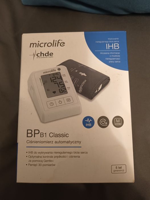 Ciśnieniomierz automatyczny microlife BP B1 Classic
