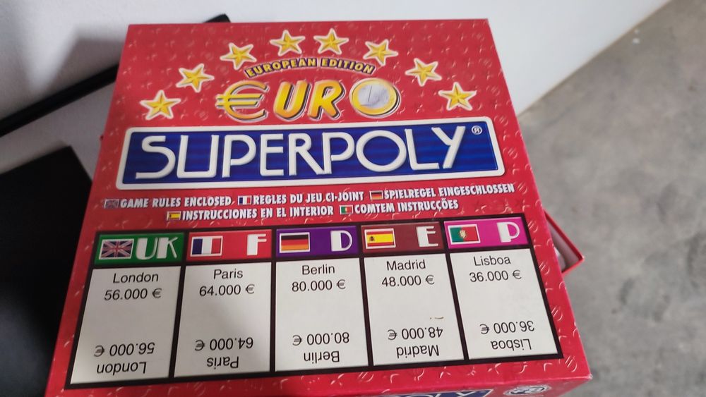 Jogo de tabuleiro euro superpoly