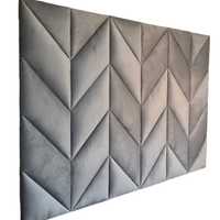 Panele tapicerowane zabudowy wnęki szafy zagłówek w jodełkę na wymiar
