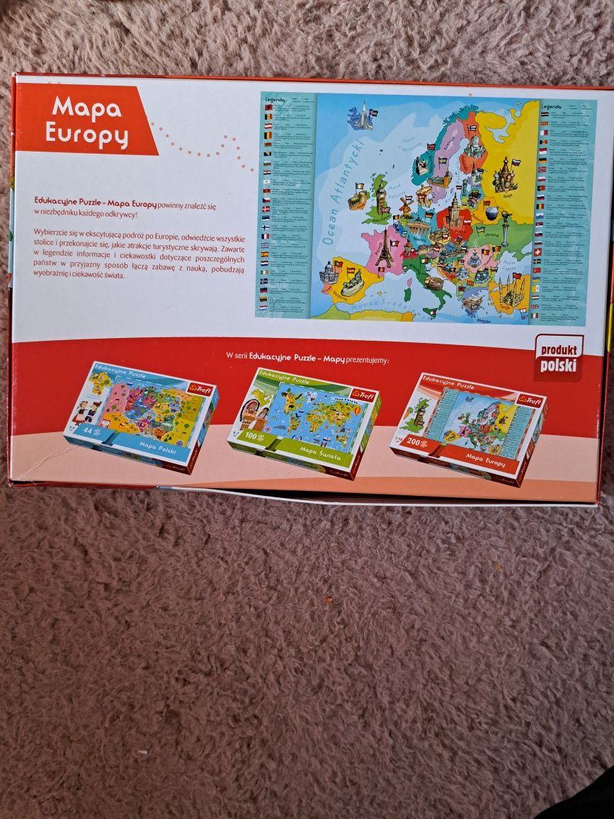 Puzzle mapa Europy