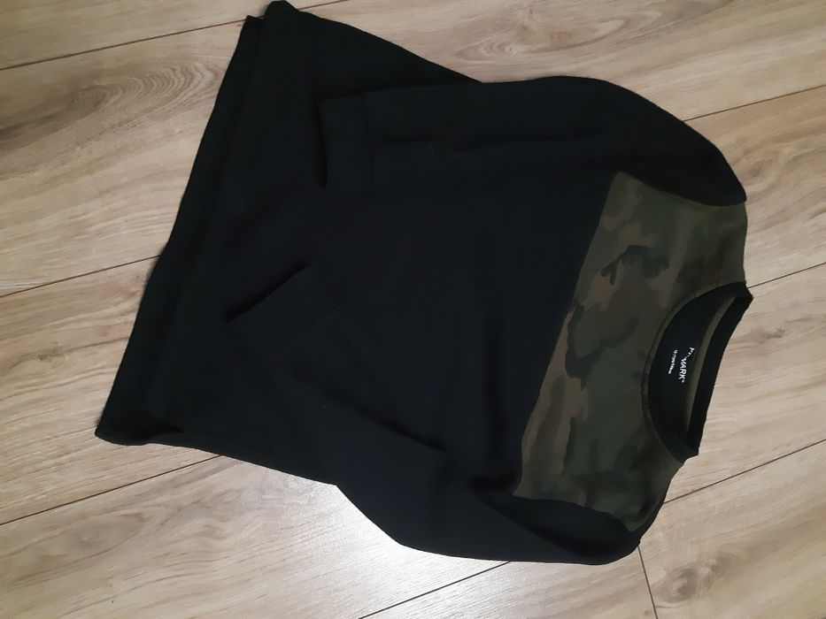 Czarna bluza moro 146 cm.