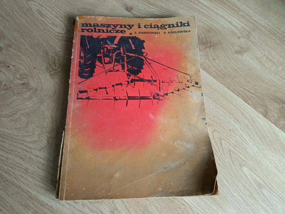 Maszyny i ciągniki rolnicze Książka PRL 1980 Polecam