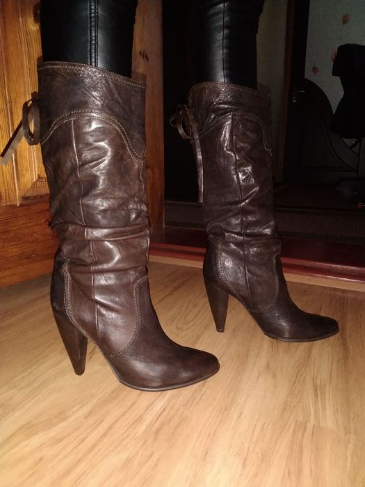 Сапоги женские,кожаные 39размер