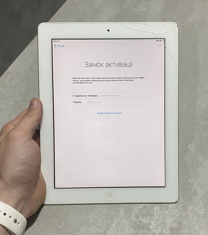 Планшет apple ipad 2 a1395/ на запчастини! D949