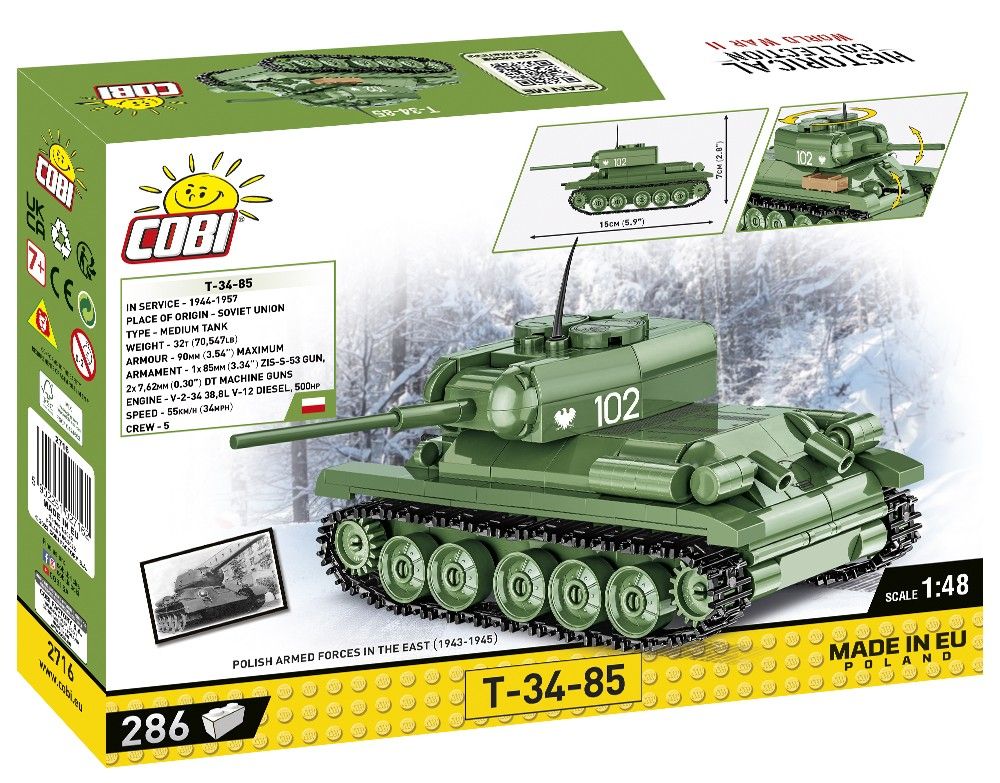 COBI 2716 Czołg T-34-85