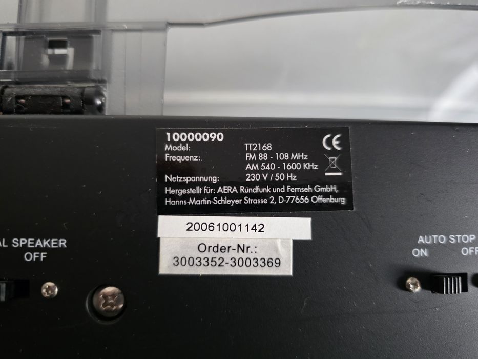 Виниловый проигрыватель Superior TT2168