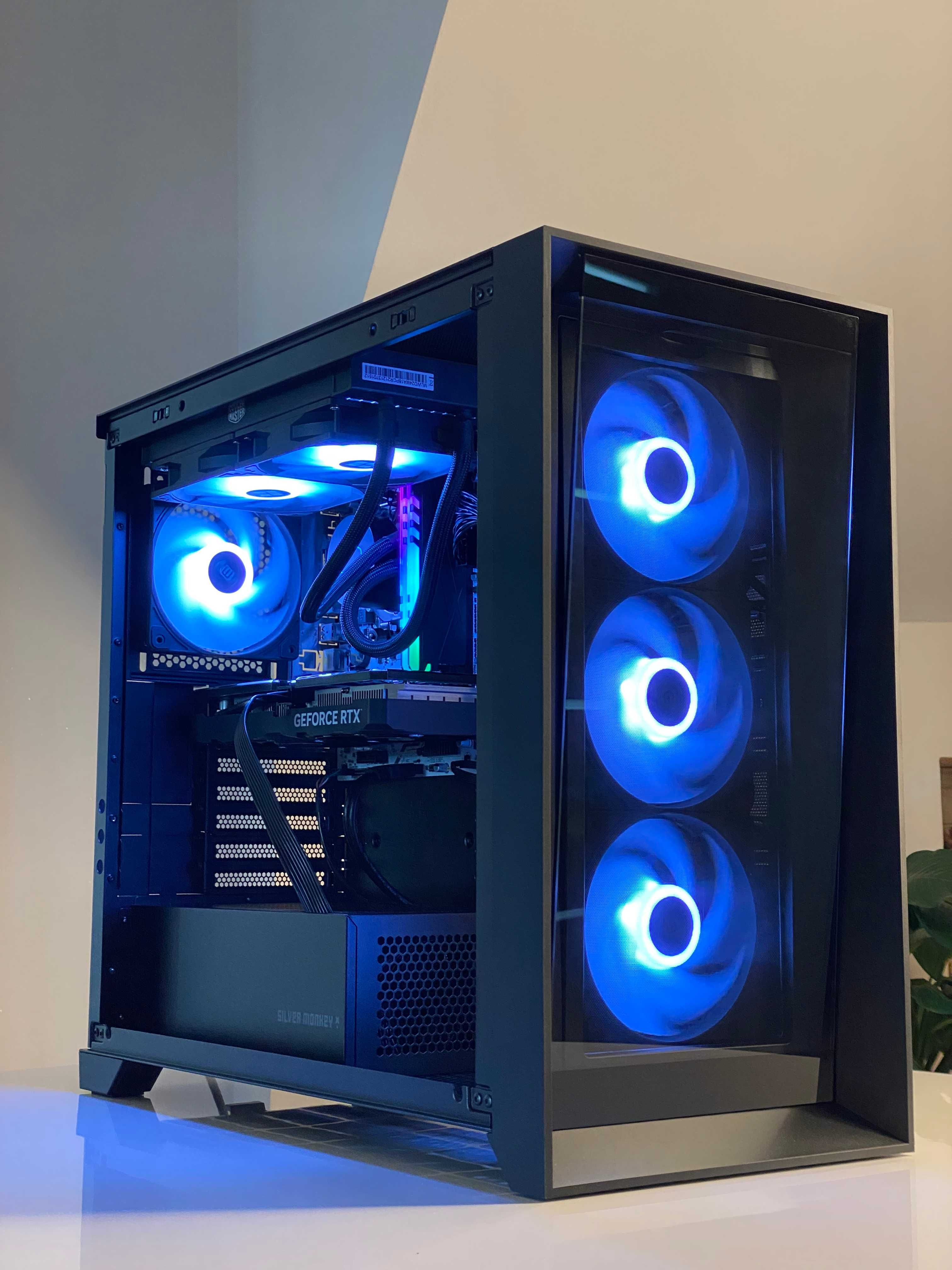 Nowy Komputer Gamingowy RTX 4060 Ryzen 5 5600 DDR4 16GB SSD M.2 500GB