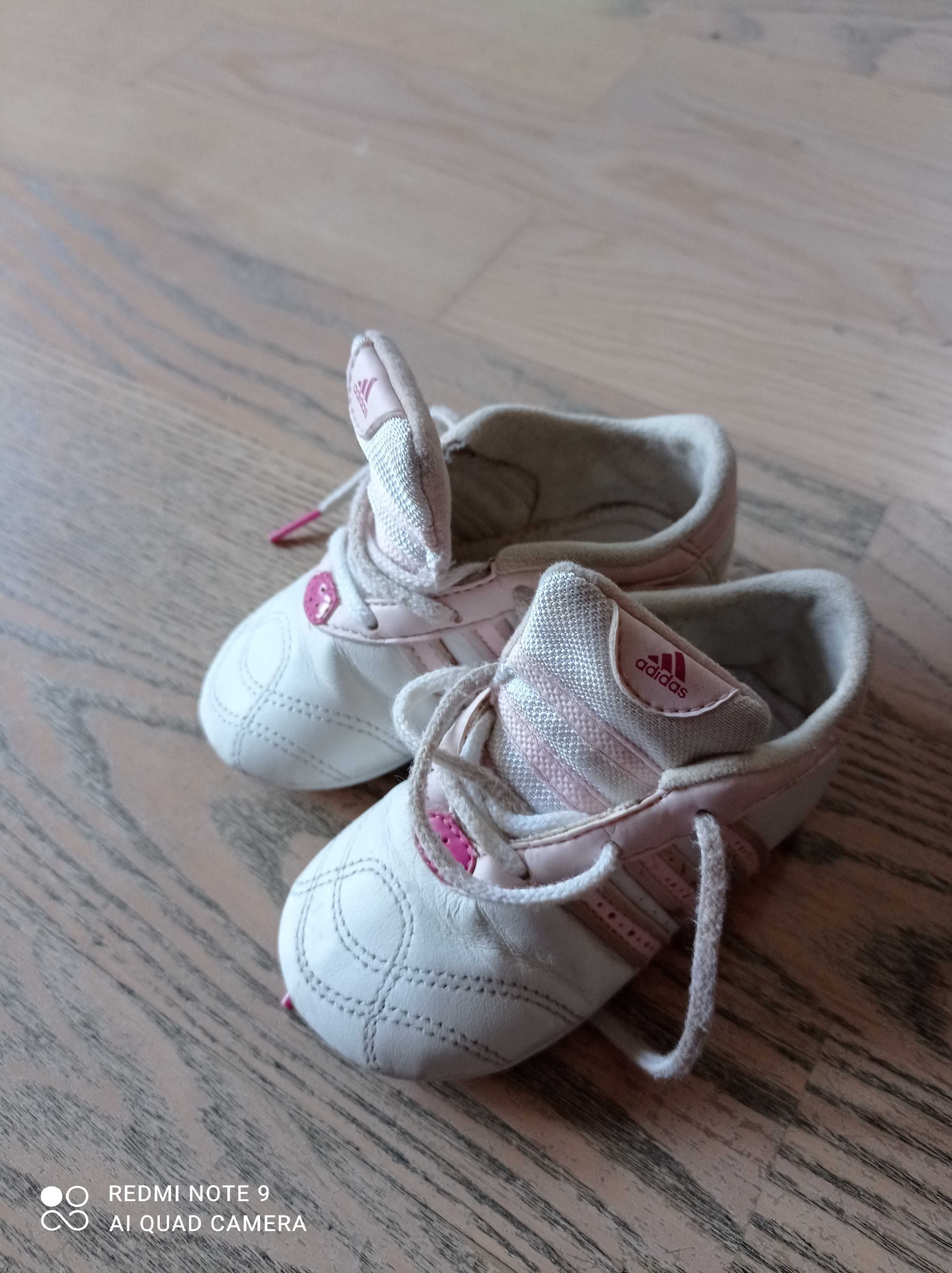 Buciki niemowlęce butki dziewczynka Adidas rozm. 19