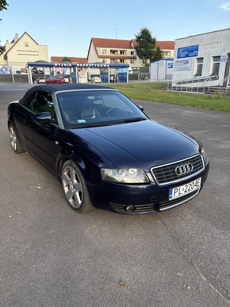Audi A4 B7 1.8T kabrio. S-line automat Najbogatsza wersja