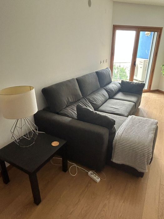 Sofá com Chaise longue