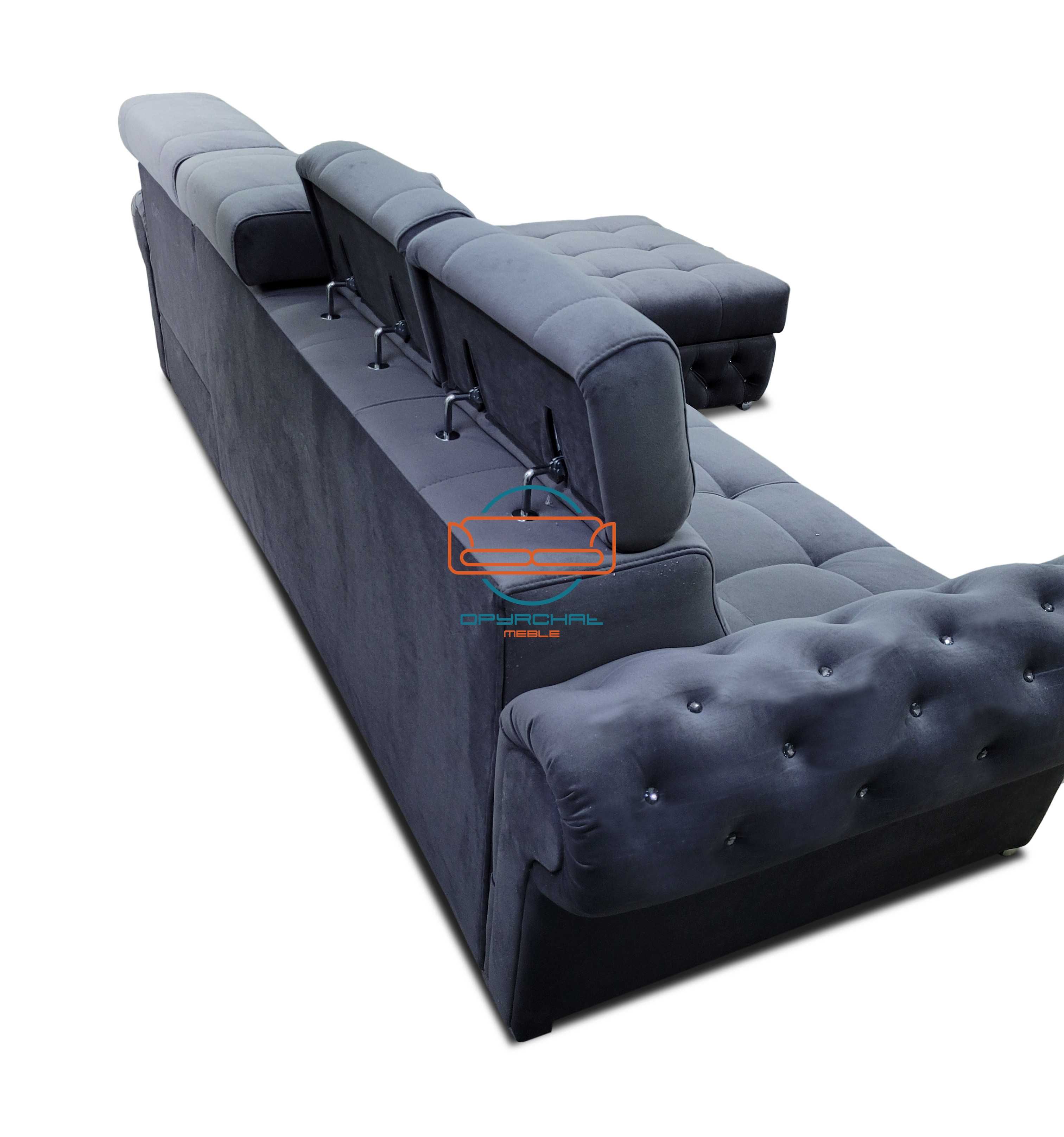 PRODUCENT !!! Narożnik pikowany glamour na wymiar NR.8/2024L