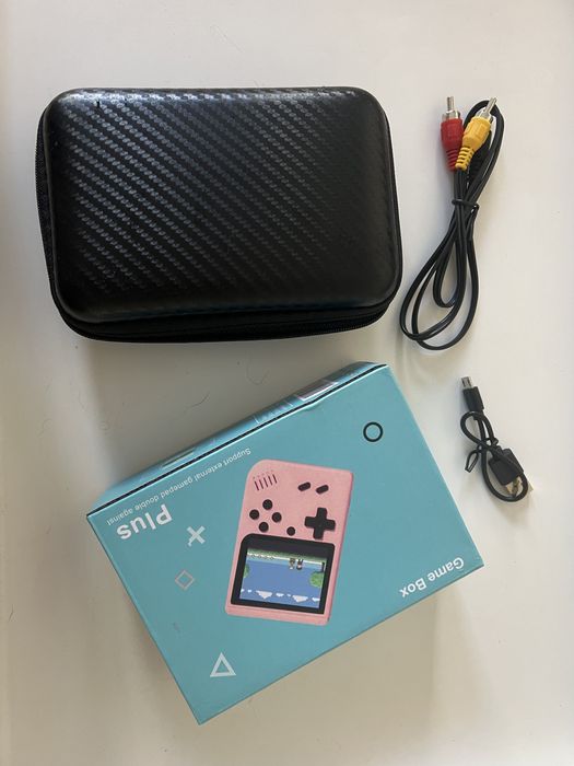 Ігрова ретро портативна приставка консоль 500 ігор + дод.пульт + чехол