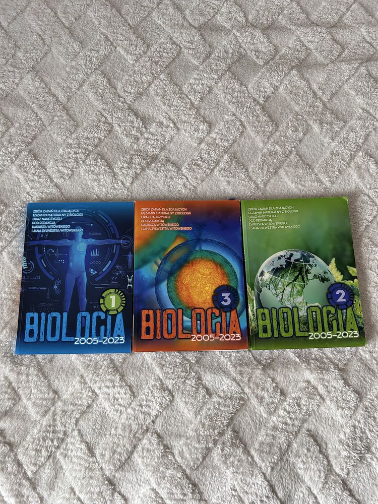 Zbiory zadań Witowski biologia 1,2,3