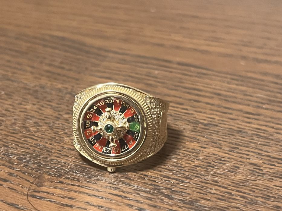 Sygnet ruletka 10g 585 14 karatów