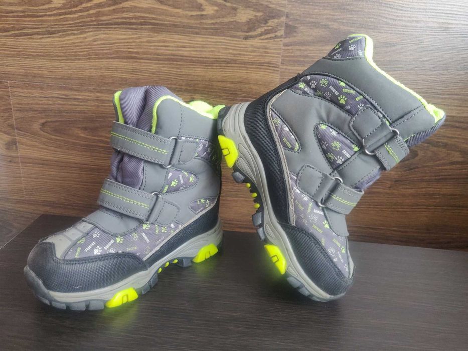 Ортопедичные ботинки р. 28 , стелька 18-18,5 см. серые