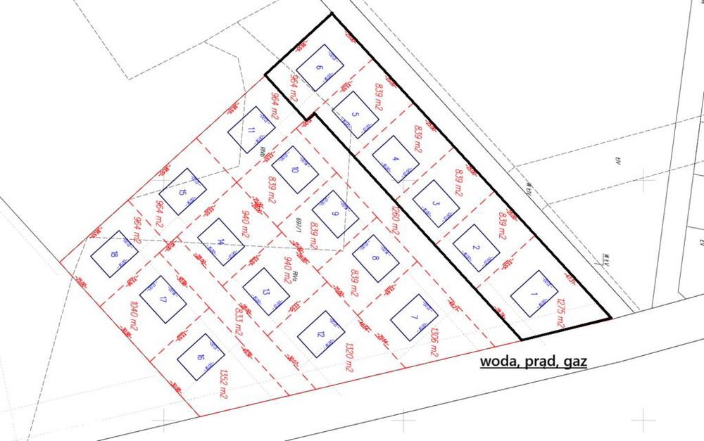 Dla inwestora/dewelopera - zespół działek