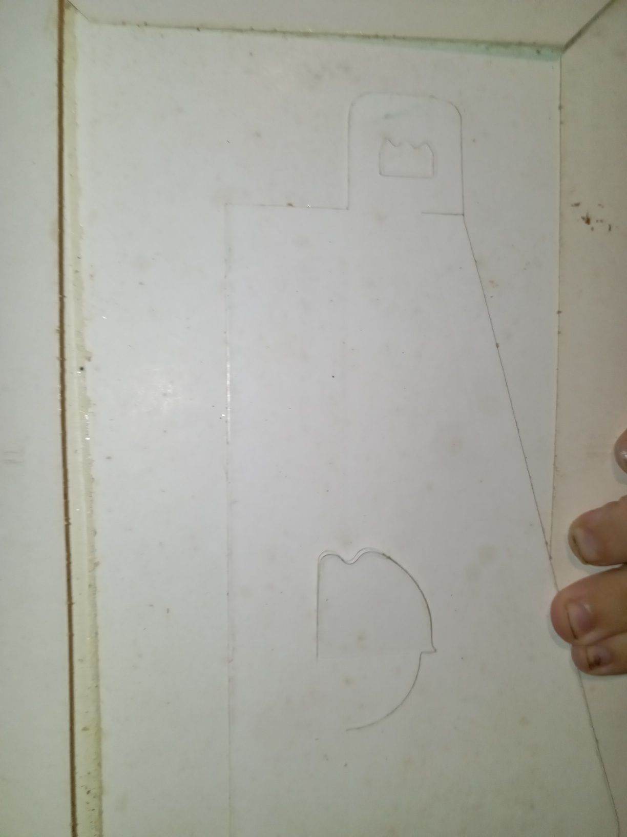 Placa cartão da parker