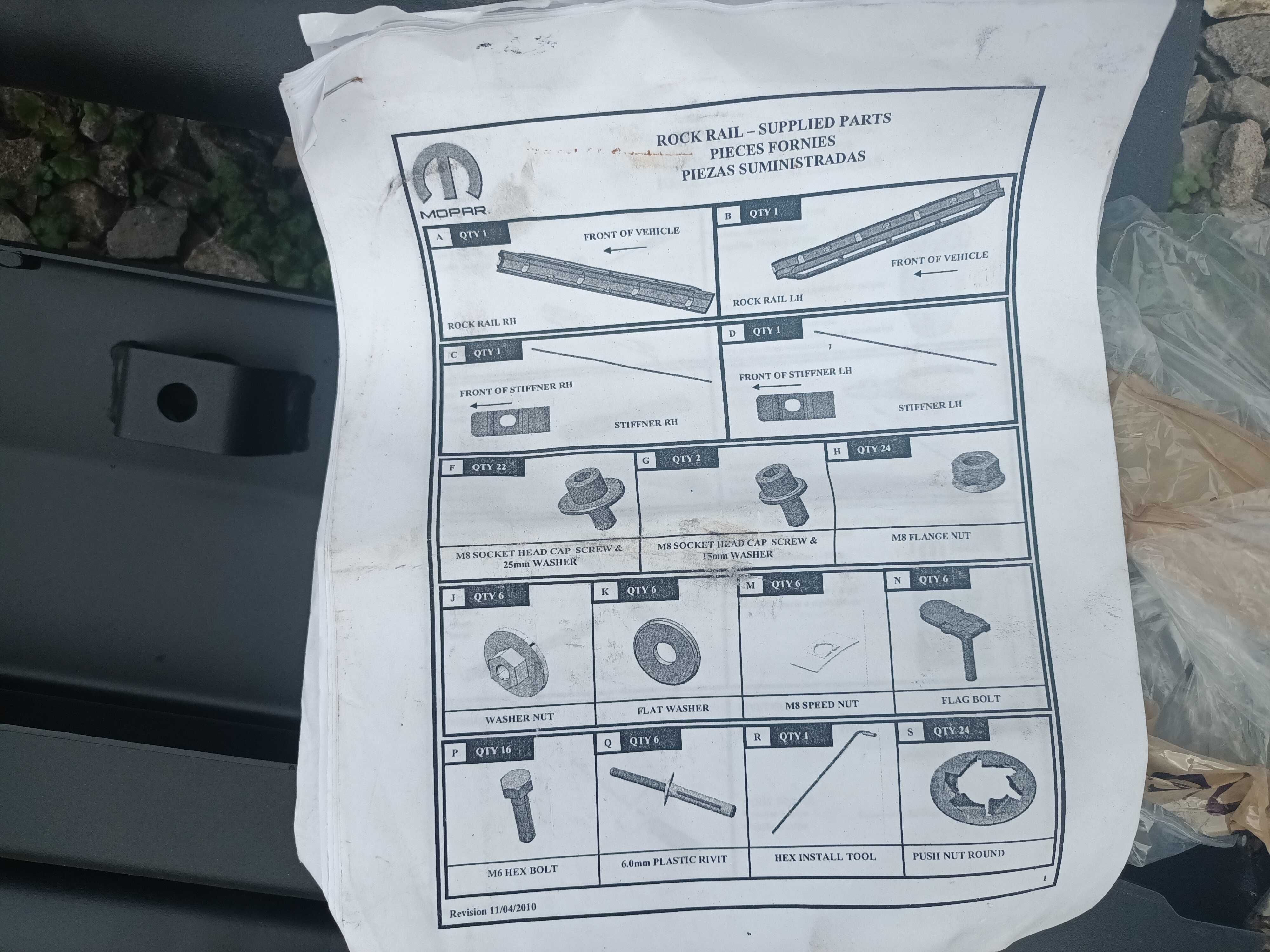 Orurowanie progi rury boczne jeep wrangler