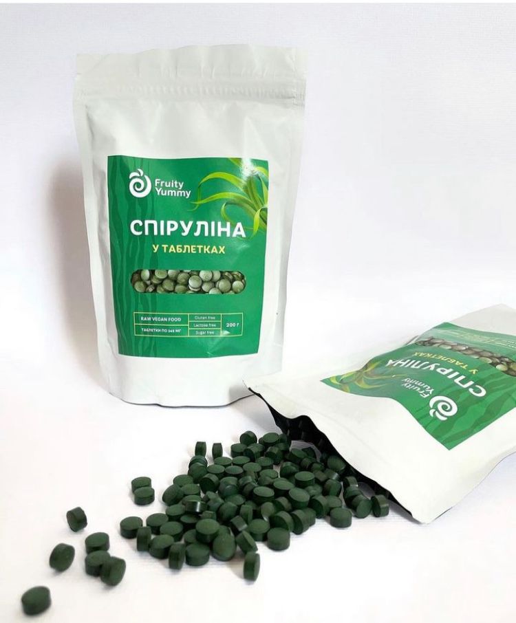 Спіруліна в таблетках
