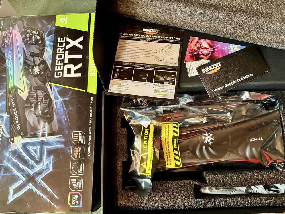 Karta graficzna InnoD3 Geforce RTX 3070 iChill x4 8GB