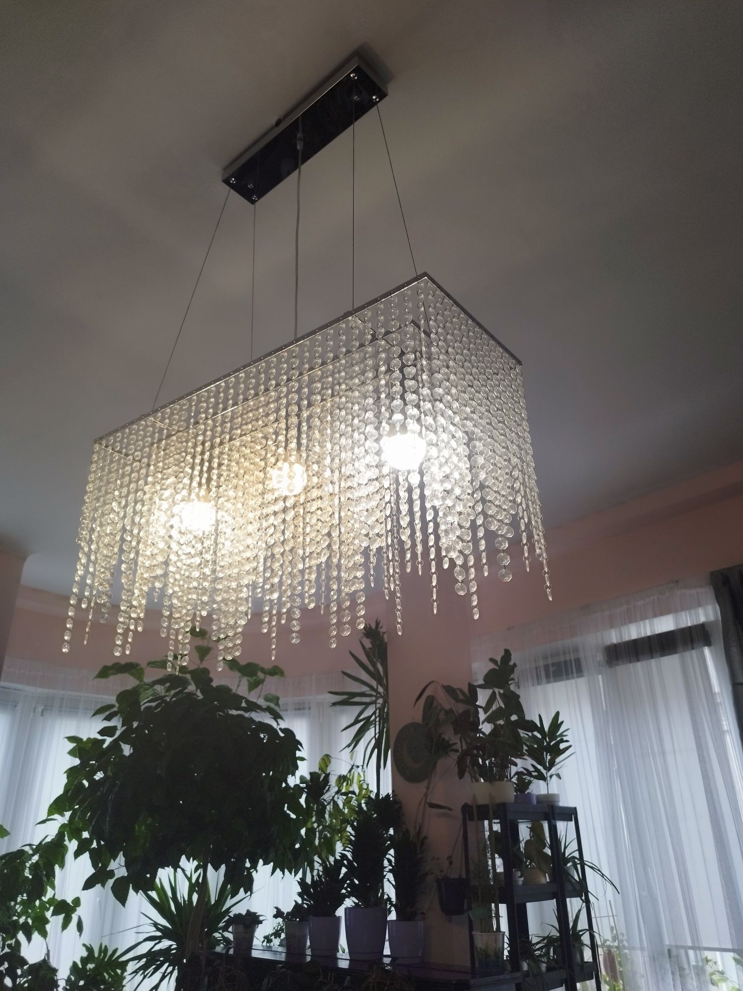 Żyrandol lampa kryształowa Glamour
