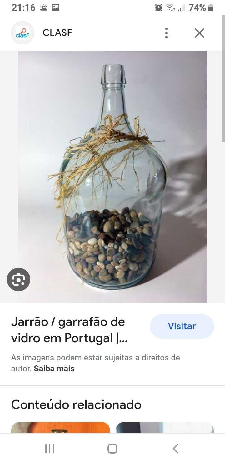 Garrafões de Vidro 5 ltrs