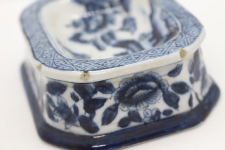 Saleiro Porcelana Chinesa " China Azul " Lago XX