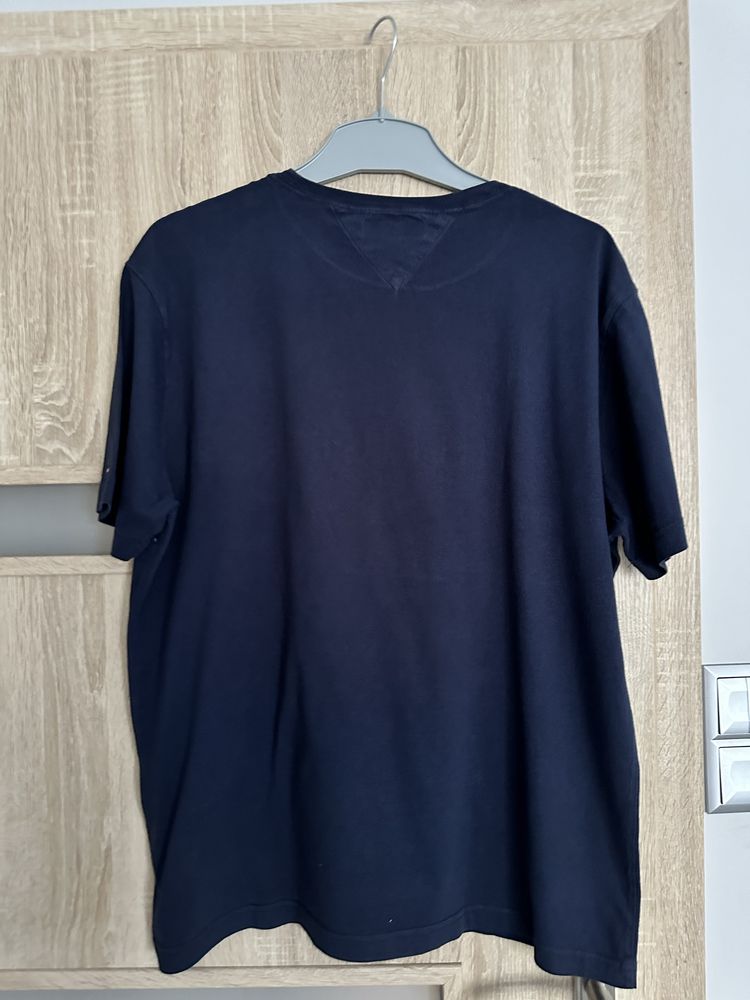 Tommy Hilfiger granatowy t-shirt męski rozm. XXL