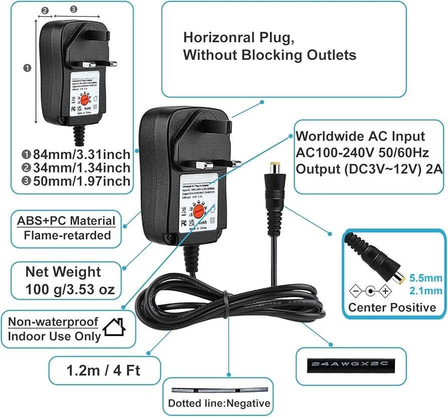 Zasilacz 30W 7 w 1 z USB