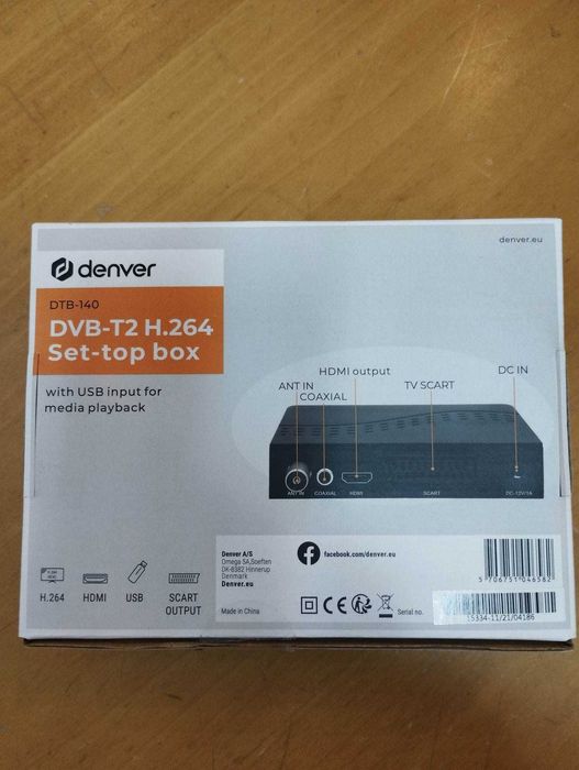 Box receptor sintonizador TDT - NOVO