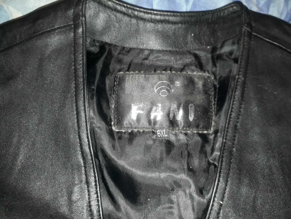 Пиджак натуральный кожаный - р XXL - BEIDER  и кож. желет - р.6XL