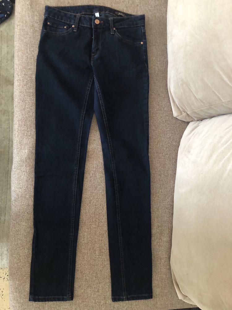 Spodnie jeansowe biodrówki Mango Alice super slim 38 M