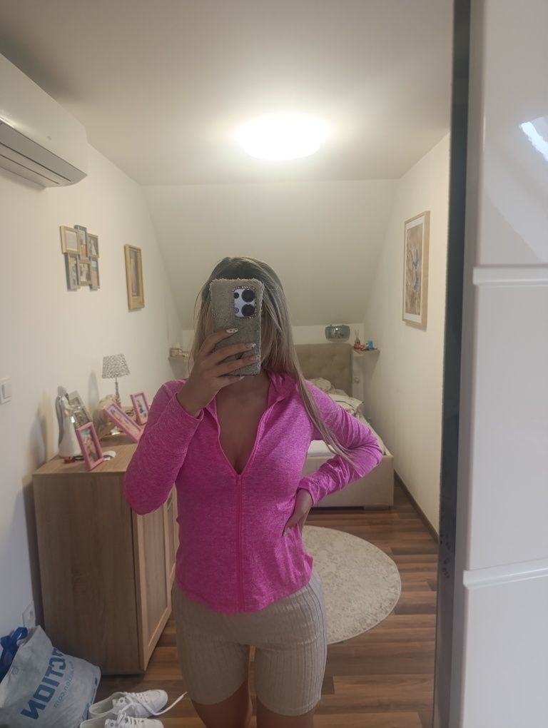 Bluzka rozpinana sportowa sport siłownia kolarska rower XS s