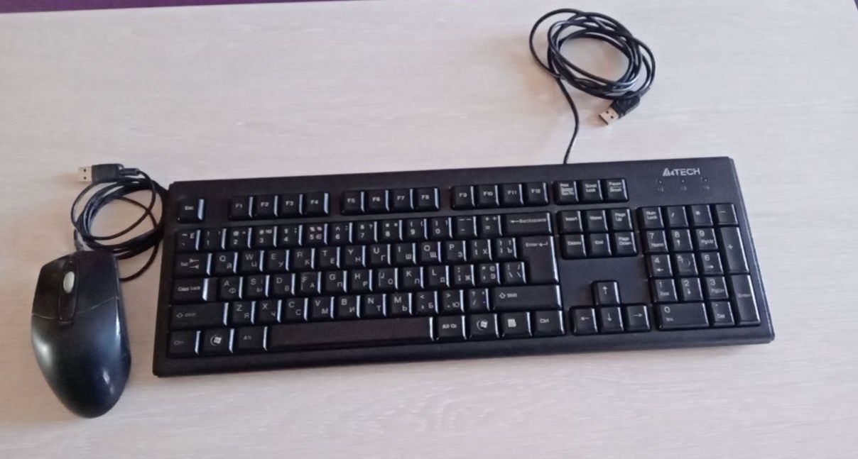 Компьютерная клавиатура + мышка
