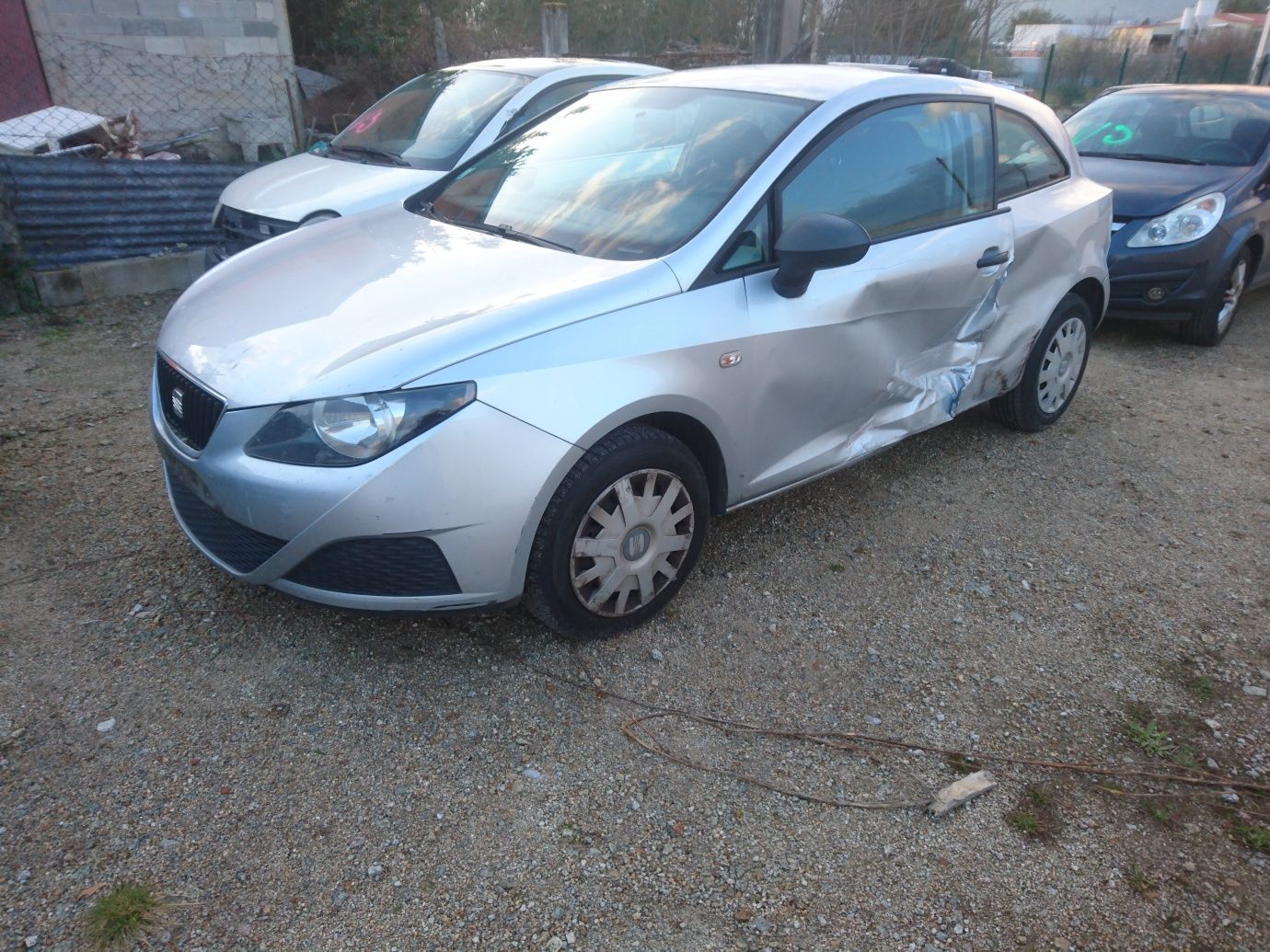 Peças Seat Ibiza 6J, motor BMS, frente completa, airbags, porta, caixa