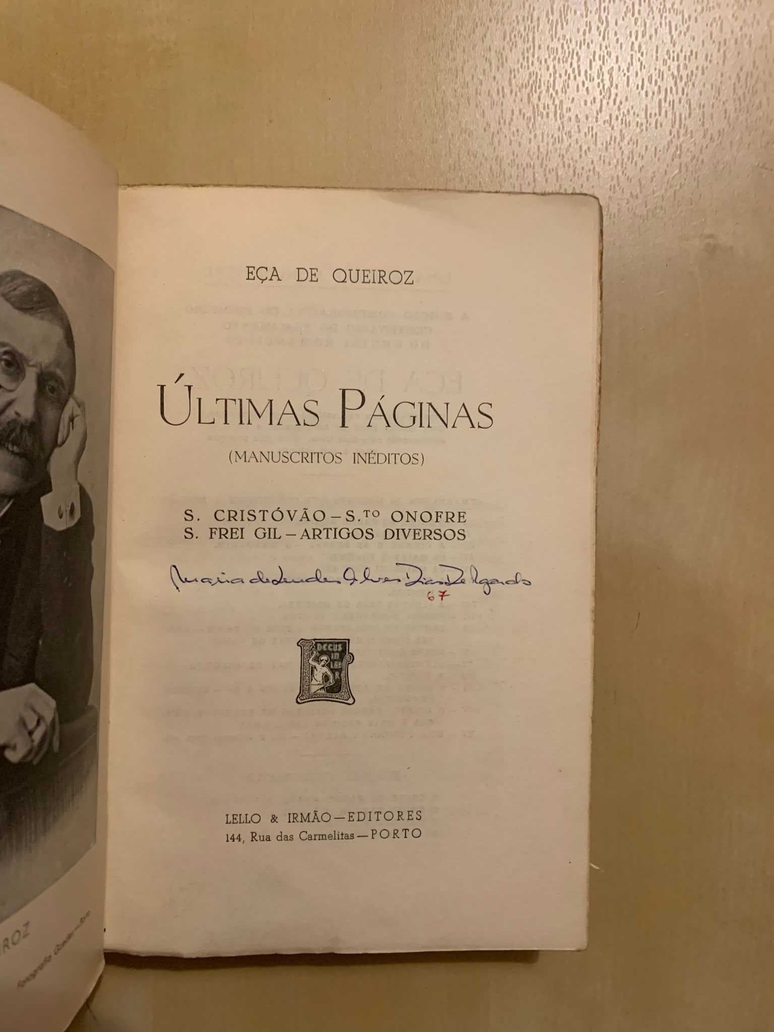 Últimas Páginas - Eça de Queirós