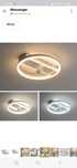 Lampa sufitowa z wentylatorem. Nowa