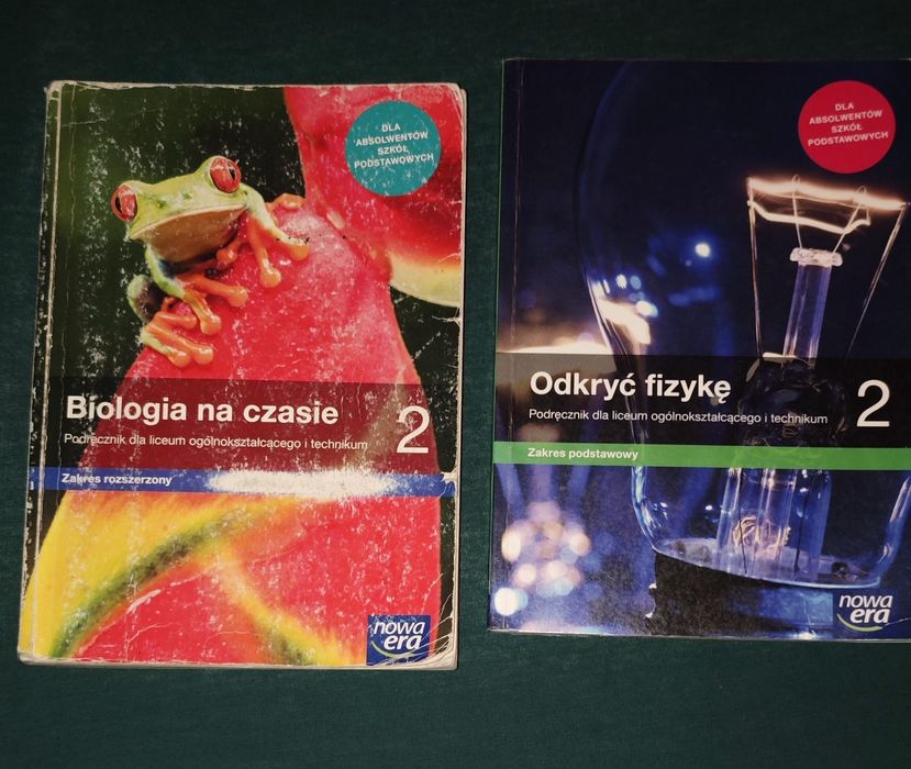 Liceum 2 klasa biologia rozszerzona fizyka podstawowa
