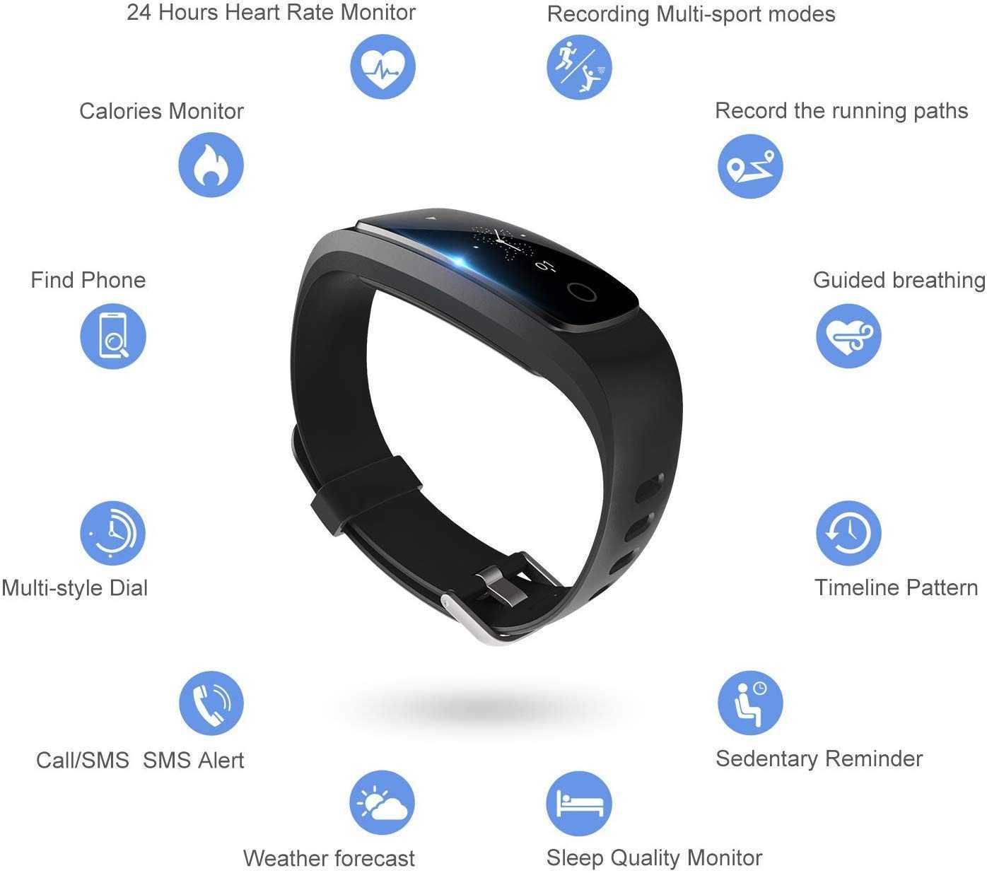 Smartband DBPOWER Fitness Tracker