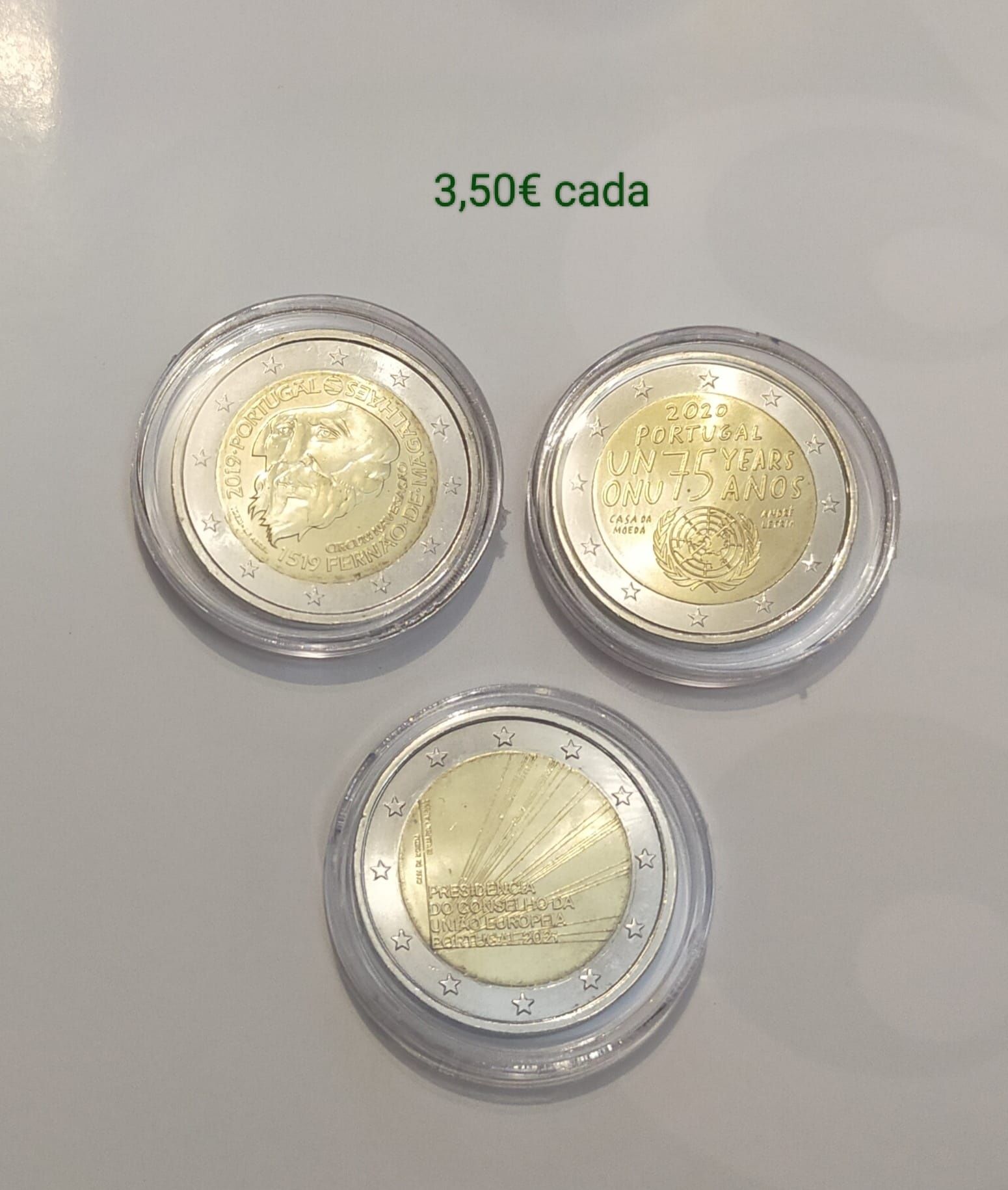 Moedas 2€ comemorativas