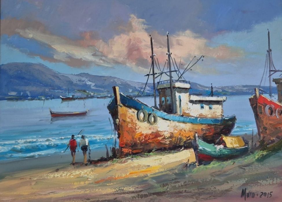 Nadir Moro - pintura a óleo sobre tela