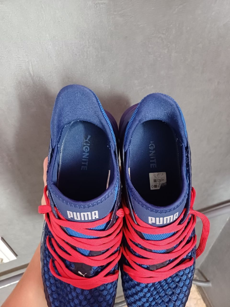 Кроссовкиpuma ignite limitless netfit blue кросiвки