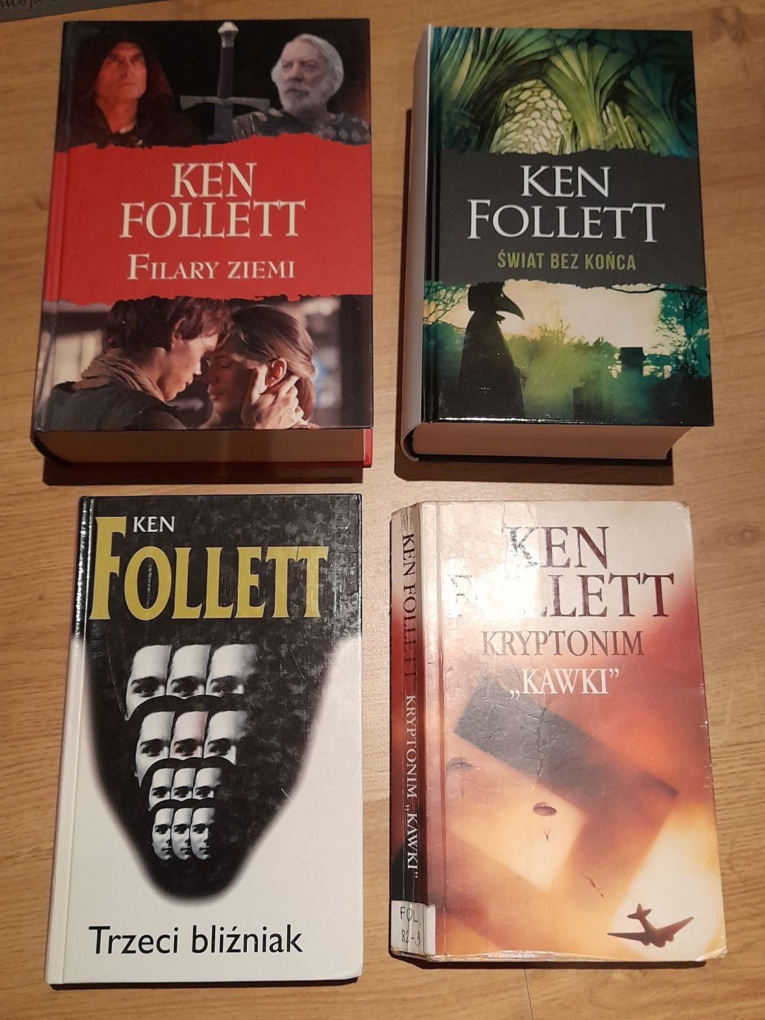 Ken Follett zestaw 4 szt