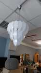 Lampa wisząca sufitowa biały żyrandol nowoczesny