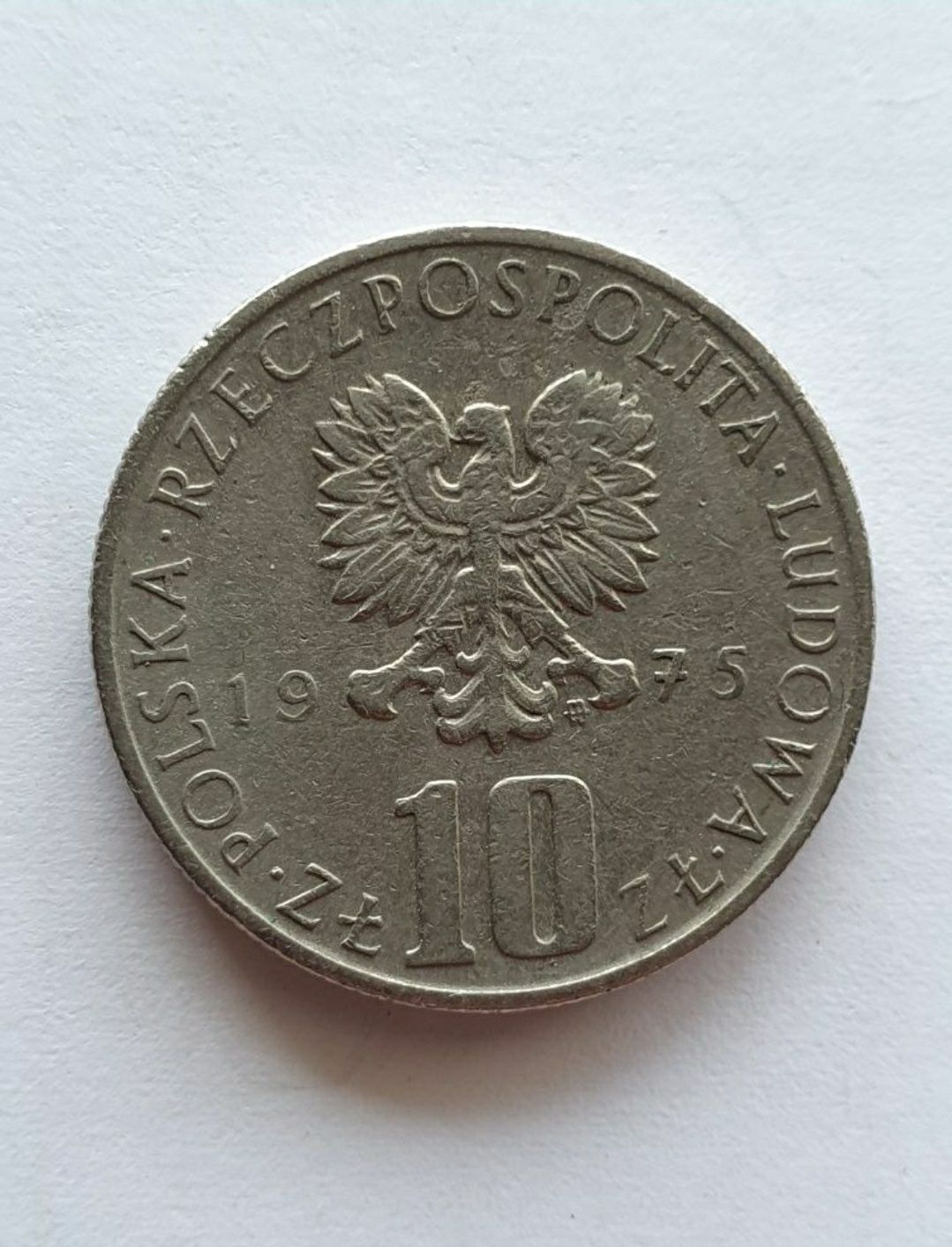 Moneta 10 zł 1975 r. Bolesław Prus