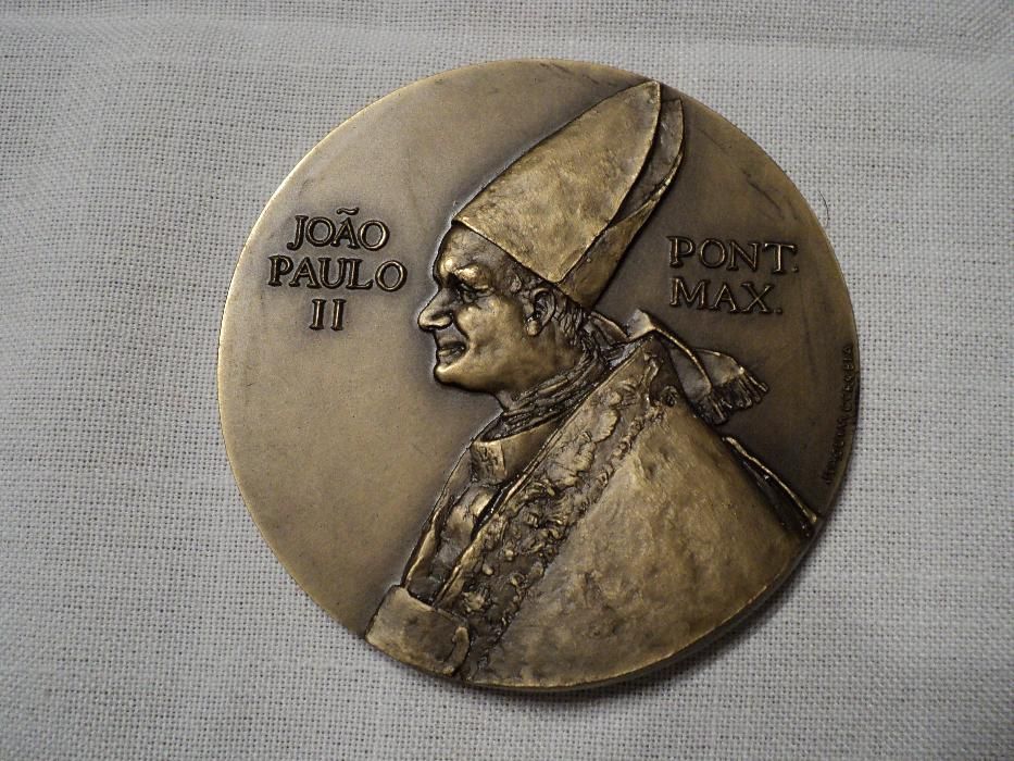 Medalha Bronze João Paulo II, visita a Fátima 1982