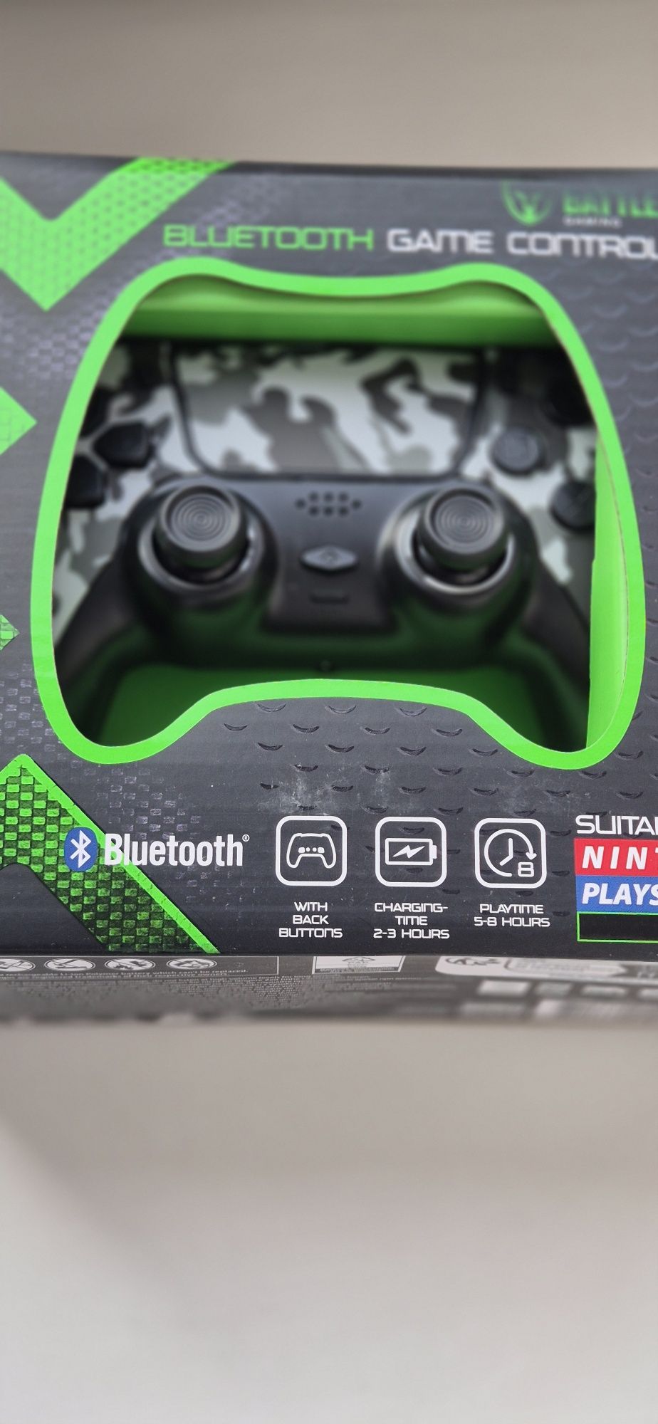 Бездротовий Bluetooth геймпад
 Battletron | PS4 / Nintendo Switch / ПК