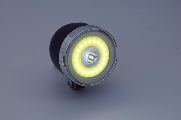 X-Light lampka rowerowa 60lm LED COB 2xAAA przód na widelec retro