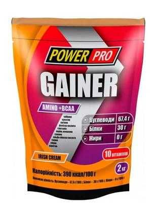 Гейнер Power Pro Gainer 2 кг Лісова ягода для набору маси